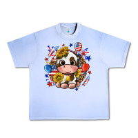Grape Ice cute cow fourth of july Urban Heavy Tee - texasbilliewilder
