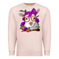 Pale Pink Cute baby lamb halloween Premium Sweatshirt - Jasminsmagicworld
