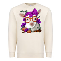 Sandshell Cute baby lamb halloween Premium Sweatshirt - Jasminsmagicworld