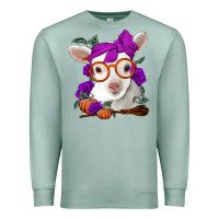Seafoam Cute baby lamb halloween Premium Sweatshirt - Jasminsmagicworld