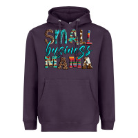 Plum small business mama leopard turquoise aztec serape cowhide Heavyweight Hoodie - Artiststas