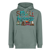 Sage small business mama leopard turquoise aztec serape cowhide Heavyweight Hoodie - Artiststas