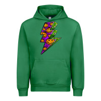 Emerald halloween lightning bolt Urban Hoodie - BundleAndBundleShop