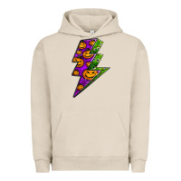 Pigment French Oak halloween lightning bolt Urban Hoodie - BundleAndBundleShop