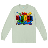 Matcha my sister is ausome autism Long Sleeve Tee - Zillion Design Studio