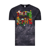 Cloud Black santa's favorite cpht Vintage Tee - Zillion Design Studio