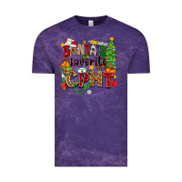 Cloud Purple santa's favorite cpht Vintage Tee - Zillion Design Studio