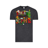 Vintage Black santa's favorite cpht Vintage Tee - Zillion Design Studio