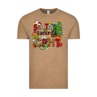 Vintage Coffee santa's favorite cpht Vintage Tee - Zillion Design Studio
