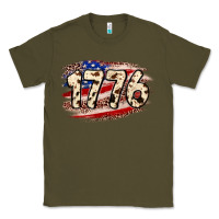 Army Green 4th of July 1776 Classic Tee - Neo Western
