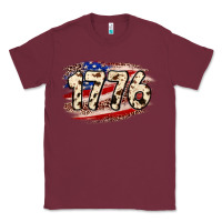 Burgundy 4th of July 1776 Classic Tee - Neo Western