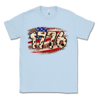 Dusty Blue 4th of July 1776 Classic Tee - Neo Western