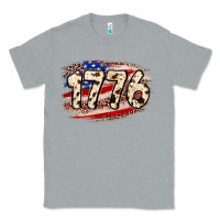 Heather Grey 4th of July 1776 Classic Tee - Neo Western