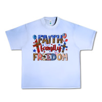 Grape Ice faith family freedom Urban Heavy Tee - texasbilliewilder