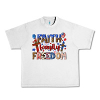 Lunar Rock faith family freedom Urban Heavy Tee - texasbilliewilder