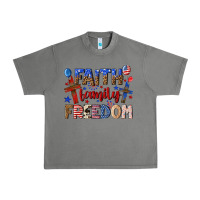 Tornado faith family freedom Urban Heavy Tee - texasbilliewilder