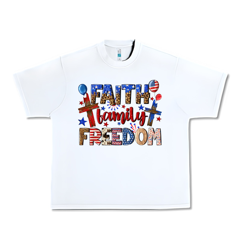 Faith Family Freedom Urban Heavy Tee by texasbilliewilder | Teevron
