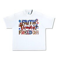 White faith family freedom Urban Heavy Tee - texasbilliewilder