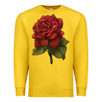 Lemon Oklahoma Rose Illustrations Premium Sweatshirt - LillyAllenDesigns