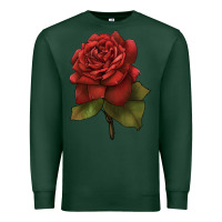 Sports Green Oklahoma Rose Illustrations Premium Sweatshirt - LillyAllenDesigns