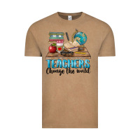 Vintage Coffee teachers change the world Vintage Tee - BarkalooDesign