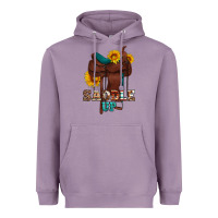 Lavender saddle up cowboy western sunflowers Heavyweight Hoodie - Artiststas