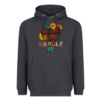 Smoke saddle up cowboy western sunflowers Heavyweight Hoodie - Artiststas