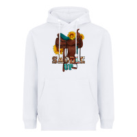White saddle up cowboy western sunflowers Heavyweight Hoodie - Artiststas