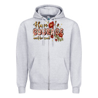Heather Grey have courage and be kind Zipper Hoodie - JahusDesignShop