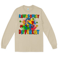 Mushroom rawrsomely different autism trex Long Sleeve Tee - Zillion Design Studio