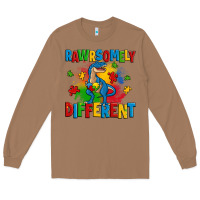 Toasted Coconut rawrsomely different autism trex Long Sleeve Tee - Zillion Design Studio