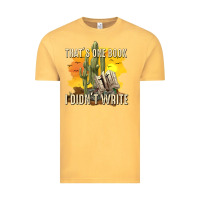Vintage Mustard thats one book i didnt write tbw Vintage Tee - texasbilliewilder