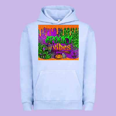 Spooky Vibes Tumbler Urban Hoodie Designed By Bundleandbundleshop