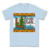 Dusty Blue lake babe tumbler Classic Tee - HRA Design Shop