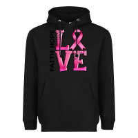 Black faith hope love Heavyweight Hoodie - AdoDesignShop