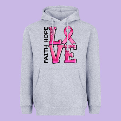 Faith Hope Love Heavyweight Hoodie Designed By Adodesignshop