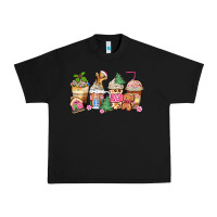 Black pink gingerbread coffee cups Urban Heavy Tee - Zillion Design Studio