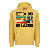 Antique Gold Best Dog Dad Ever Premium Hoodie - Bettercallsaul
