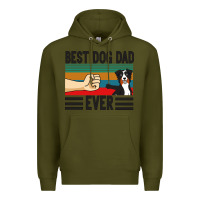Army Green Best Dog Dad Ever Premium Hoodie - Bettercallsaul