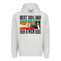 Dove Grey Best Dog Dad Ever Premium Hoodie - Bettercallsaul
