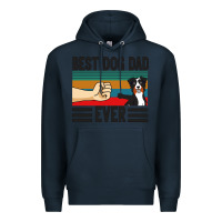 Navy Best Dog Dad Ever Premium Hoodie - Bettercallsaul