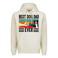 Oatmeal Heather Best Dog Dad Ever Premium Hoodie - Bettercallsaul