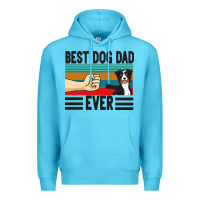 Ocean Blue Best Dog Dad Ever Premium Hoodie - Bettercallsaul