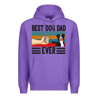 Purple Best Dog Dad Ever Premium Hoodie - Bettercallsaul