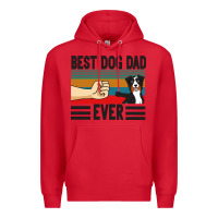 Red Best Dog Dad Ever Premium Hoodie - Bettercallsaul