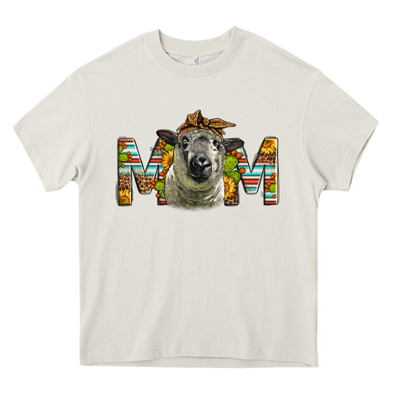 Hampshire Sheep Mom Mother's Day Heavy Core Tee by LillyAllenDesigns | Teevron