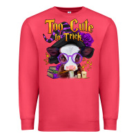 Cardinal too cute to trick halloween baby calf Premium Sweatshirt - Jasminsmagicworld