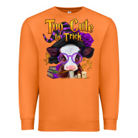 Carrot too cute to trick halloween baby calf Premium Sweatshirt - Jasminsmagicworld