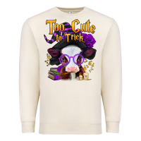 Sandshell too cute to trick halloween baby calf Premium Sweatshirt - Jasminsmagicworld