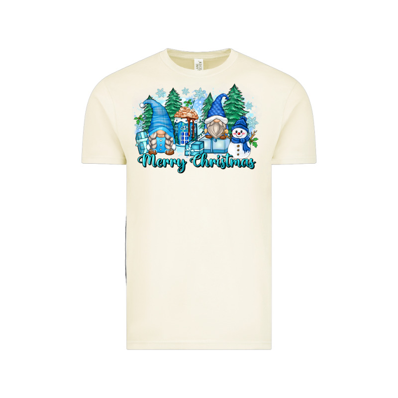 Merry Christmas Snowman Gnomes Vintage Tee by Zillion Design Studio | Teevron
